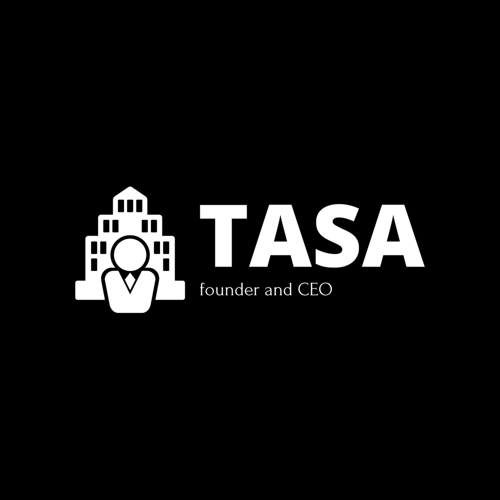 TASA white logo